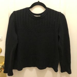 St. John Spot Black Knit Sweater
